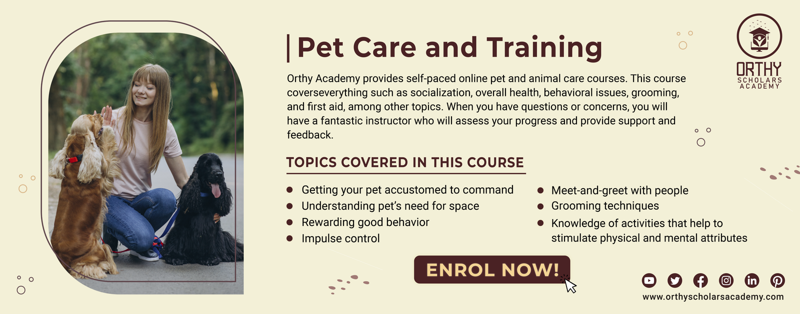 Pet Care & Training Bootcamp